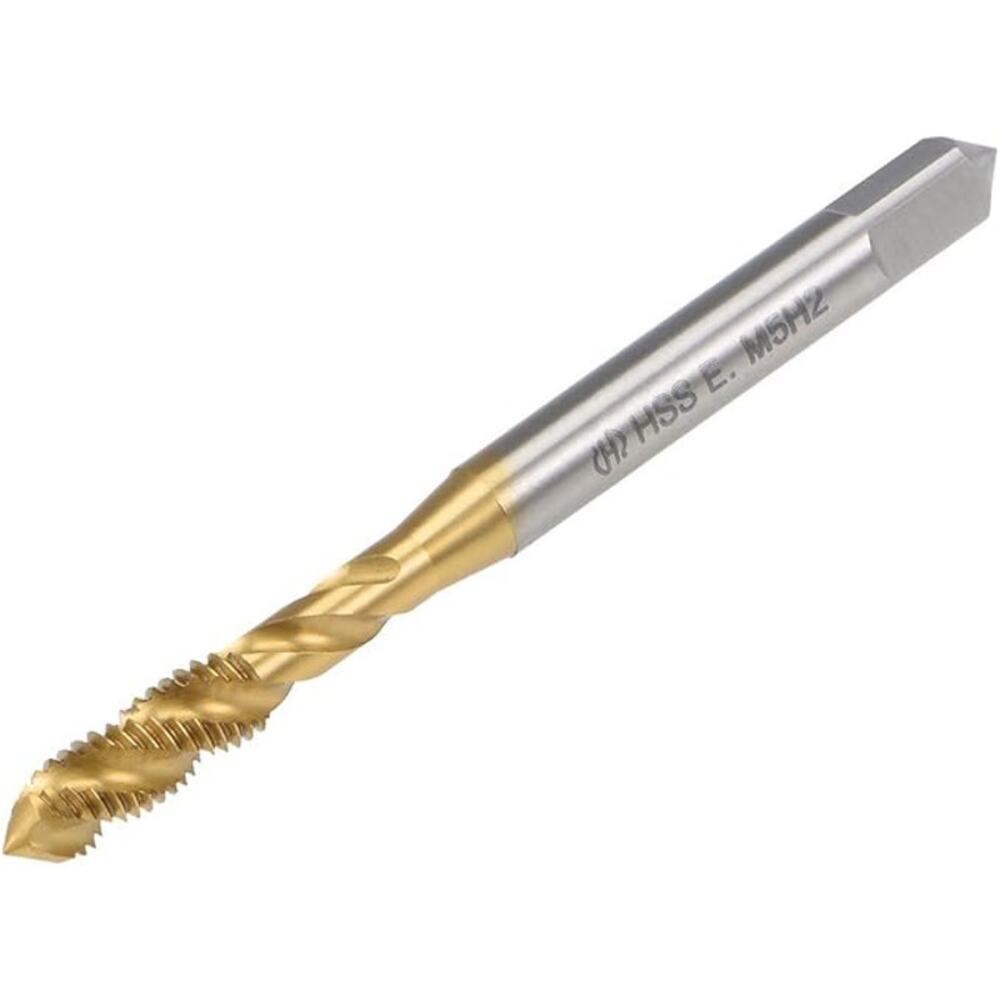 uxcell M5 Thread Screw Tap - Cobalt Titanium Plating
